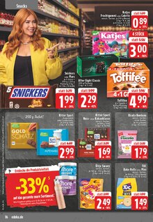 Ritter Sport im EDEKA Prospekt "Aktuelle Angebote" mit 26 Seiten (Bonn)