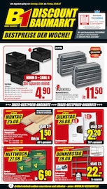Aktueller B1 Discount Baumarkt Baumärkte Prospekt in Trusetal und Umgebung, "BESTPREISE DER WOCHE!" mit 8 Seiten, 23.08.2025 - 29.08.2025