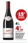 AOP Rouge Comte de Mesnard - Beaujolais - U Express à Nîmes AOP Rouge Comte de Mesnard - Beaujolais en promo chez U Express Nîmes à 4,20 €