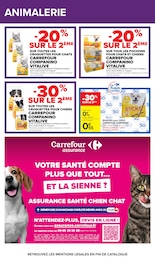 Prix et réduction Croquettes chat dans le prospectus Carrefour en cours Offre Croquettes chat dans le catalogue Carrefour du moment à la page 56