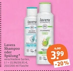 Shampoo Angebote von Lavera bei tegut Leinfelden-Echterdingen für 3,99 €