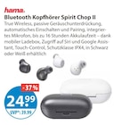 Bluetooth Kopfhörer Spirit Chop II Angebote von hama bei V-Markt Kaufbeuren für 24,99 €