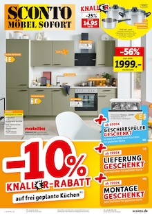 Küche im Sconto SB Prospekt "KNALLER-RABATT" mit 8 Seiten (Hamburg)