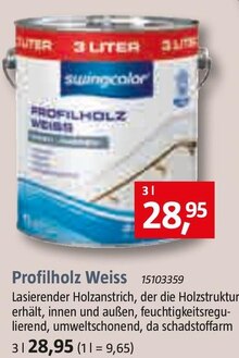 Profilholz Weiss bei BAUHAUS in Darmstadt Profilholz Weiss im Angebot bei BAUHAUS Darmstadt für 28,95 €