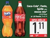 Coca-Cola, Fanta, Sprite oder mezzo mix Angebote bei E center Regenstauf für 1,11 €