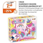 DIAMONDZ EINHORN SCHLÜSSELANHÄNGER SET von CRAZE im aktuellen Müller Prospekt für 7,49 €