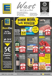 EDEKA Prospekt: "Aktuelle Angebote", 24 Seiten, 18.11.2024 - 23.11.2024