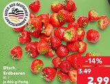Kaufland Mühlhausen - Erdbeeren Angebot im Prospekt Erdbeeren bei Kaufland im Mühlhausen Prospekt für 2,99 €