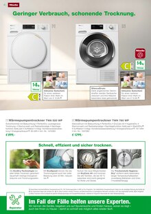 Wäschetrockner im aktuellen EP: Prospekt (Frankfurt (Main)) Wäschetrockner im EP: Prospekt "MIELE - Hausgeräte, effizient und langlebig!" mit 12 Seiten (Frankfurt (Main))