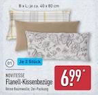 Flanell-Kissenbezüge im ALDI Nord Prospekt Flanell-Kissenbezüge von Novitesse im aktuellen ALDI Nord Prospekt für 6,99 €