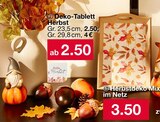 Deko-Tablett Herbst oder Herbstdeko Mix im Netz Angebote bei Woolworth Kempen für 2,50 €