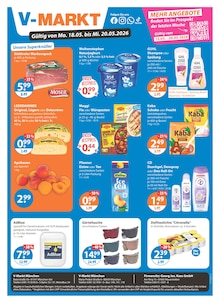 V-Markt Prospekt der Woche "V-Markt einfach besser einkaufen" Seite 1, 18.05.2026 bis 20.05.2026 für München Aktueller V-Markt Prospekt "V-Markt einfach besser einkaufen" Seite 1 von 6 Seiten für München
