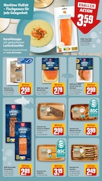 Räucherlachs Angebot im aktuellen REWE Prospekt auf Seite 12