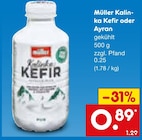 Aktuelles Kalinka Kefir oder Ayran Angebot bei Netto Marken-Discount in Frankfurt (Main) ab 0,89 €