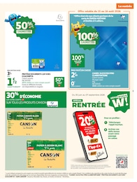 Prix et réduction Cahier dans le prospectus Auchan Hypermarché en cours Offre Cahier dans le catalogue Auchan Hypermarché du moment à la page 3
