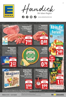 EDEKA Prospekt der Woche "Aktuelle Angebote" Seite 1, 07.07.2025 bis 12.07.2025 für Korschenbroich Aktueller EDEKA Prospekt "Aktuelle Angebote" Seite 1 von 24 Seiten für Korschenbroich