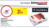 Ramette 500 feuilles A4 - Domédia en promo chez Intermarché Rezé à 3,99 €