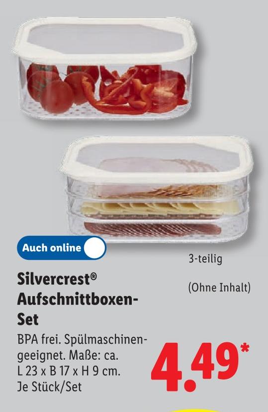 Aufschnittboxen-Set