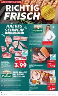 Rollbraten im aktuellen Kaufland Prospekt (Solingen (Klingenstadt)) Rollbraten im Kaufland Prospekt "RICHTIG FRISCH" mit 69 Seiten (Solingen (Klingenstadt))