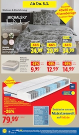 Matratze im Lidl Prospekt in Eisenach Aktueller Lidl Prospekt mit Matratze, "LIDL LOHNT SICH", Seite 50