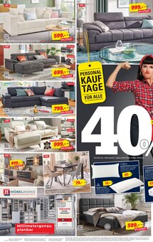 Sofa im Höffner Prospekt "PERSONALKAUFTAGE FÜR ALLE" mit 4 Seiten (München)