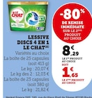 Lessive Discs 4 en 1 - LE CHAT - Super U à Martigues Lessive Discs 4 en 1 - LE CHAT en promo chez Super U Martigues à 1,65 €