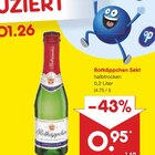 Sekt halbtrocken im Angebot bei Netto Marken-Discount in Pulheim Sekt halbtrocken Angebote von Rotkäppchen bei Netto Marken-Discount Pulheim für 0,95 €