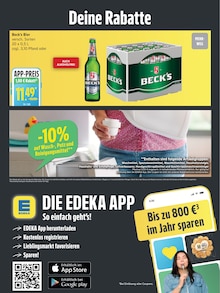 Bier im EDEKA Prospekt "Top Angebote" mit 7 Seiten (Rostock)