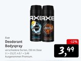 Deodorant Bodyspray Angebote von Axe bei Konsum Dresden für 3,49 €