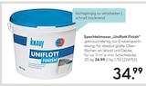 Spachtelmasse "Uniflott Finish" von Knauf im aktuellen Hellweg Prospekt