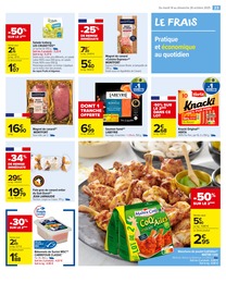Prix et réduction Knacki dans le prospectus Carrefour Market en cours Offre Knacki dans le catalogue Carrefour Market du moment à la page 25