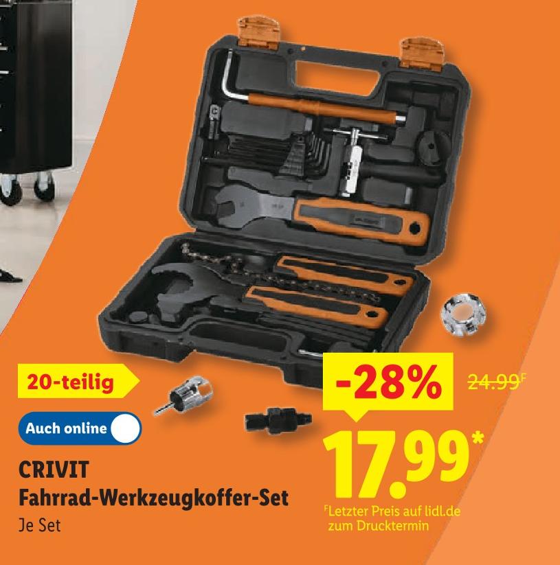 Fahrrad-Werkzeugkoffer-Set