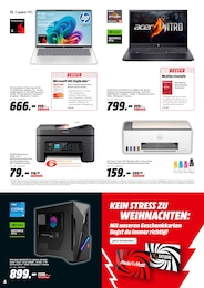 Computer im MediaMarkt Saturn Prospekt "Weihnachten ohne Stress." auf Seite 4