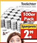 Teelichter bei Wreesmann im Ottendorf-Okrilla Prospekt für 2,99 €