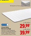 Matratzenauflage Angebote von Livarno Home bei Lidl Stendal für 29,99 €