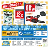 Tronçonneuse Angebote im Prospekt "100% ARRIVAGES : PRIX BAS EN QUANTITÉ LIMITÉE" von Brico Cash auf Seite 4