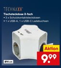 Tischsteckdose 3-fach von TECHNAXX im aktuellen Netto Marken-Discount Prospekt für 9,99 €