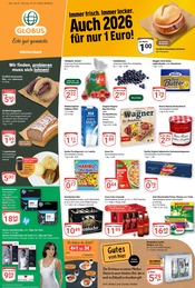 GLOBUS Supermarkt Prospekt der aktuellen Woche mit 26 Seiten, gültig von 26.01.2026 bis 31.01.2026, in Brachttal und Umgebung Aktueller GLOBUS Supermarkt Prospekt in Brachttal und Umgebung, "Aktuelle Angebote" mit 26 Seiten, 26.01.2026 - 31.01.2026