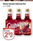 Glühwein Rot im Angebot bei GLOBUS in Speyer Glühwein Rot Angebote von Winter Wonder bei GLOBUS Speyer für 2,99 €