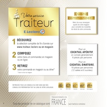 Catalogue E.Leclerc de la semaine "CARTE TRAITEUR" avec 68 pages, valide du 25/11/2025 au 31/12/2025 pour Le Blanc et alentours Prospectus E.Leclerc de la semaine "CARTE TRAITEUR" avec 68 pages, valide du 25/11/2025 au 31/12/2025 pour Le Blanc et alentours