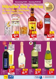 Gin im aktuellen Netto Marken-Discount Prospekt (Pforzheim) Gin im Netto Marken-Discount Prospekt "Aktuelle Angebote" mit 71 Seiten (Pforzheim)