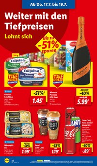 Coca Cola im aktuellen Lidl Prospekt (Rostock) Coca Cola im Lidl Prospekt "LIDL LOHNT SICH" mit 65 Seiten (Rostock)