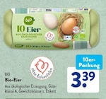 Bio-Eier Angebote von Bio bei ALDI SÜD Pforzheim für 3,39 €