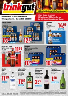 Aktueller Trinkgut Prospekt (Weichs, 4 Seiten zum blättern Trinkgut Prospekt Aktuelle Angebote mit 4 Seiten