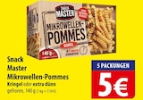 famila Nordost - Snack Master Mikrowellen-Pommes Angebot im Prospekt Snack Master Mikrowellen-Pommes bei famila Nordost im Prospekt "" für 5,00 €