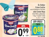 Crème fraîche Angebote von Dr. Oetker bei EDEKA Freiberg für 0,88 €
