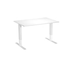 Bureau électrique - L120 - plateau blanc - Artarredi en promo chez Bureau Vallée Bureau électrique - L120 - plateau blanc - Artarredi dans le catalogue Bureau Vallée