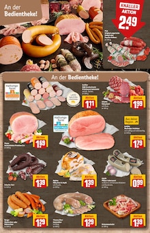 Wurst im aktuellen REWE Prospekt (Regensburg) Wurst im REWE Prospekt "Dein Markt" mit 30 Seiten (Regensburg)