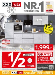 Kuchen im XXXLutz Möbelhäuser Prospekt "NR.1 BEI KÜCHEN" mit 12 Seiten (Krefeld)