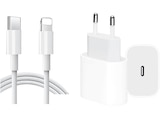 Aktuelles Pro Fast Cable 14 13 12 11 X XS XR 8 Plus Mini Max iPhone Ladekabel, Ladegerät, Adapter Apple, Weiß Angebot bei MediaMarkt Saturn in Dortmund ab 15,49 €